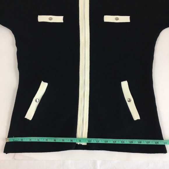 VTG Tommy Hilfiger Cardigan Sweater Long Full Zip - Picture 9 of 12